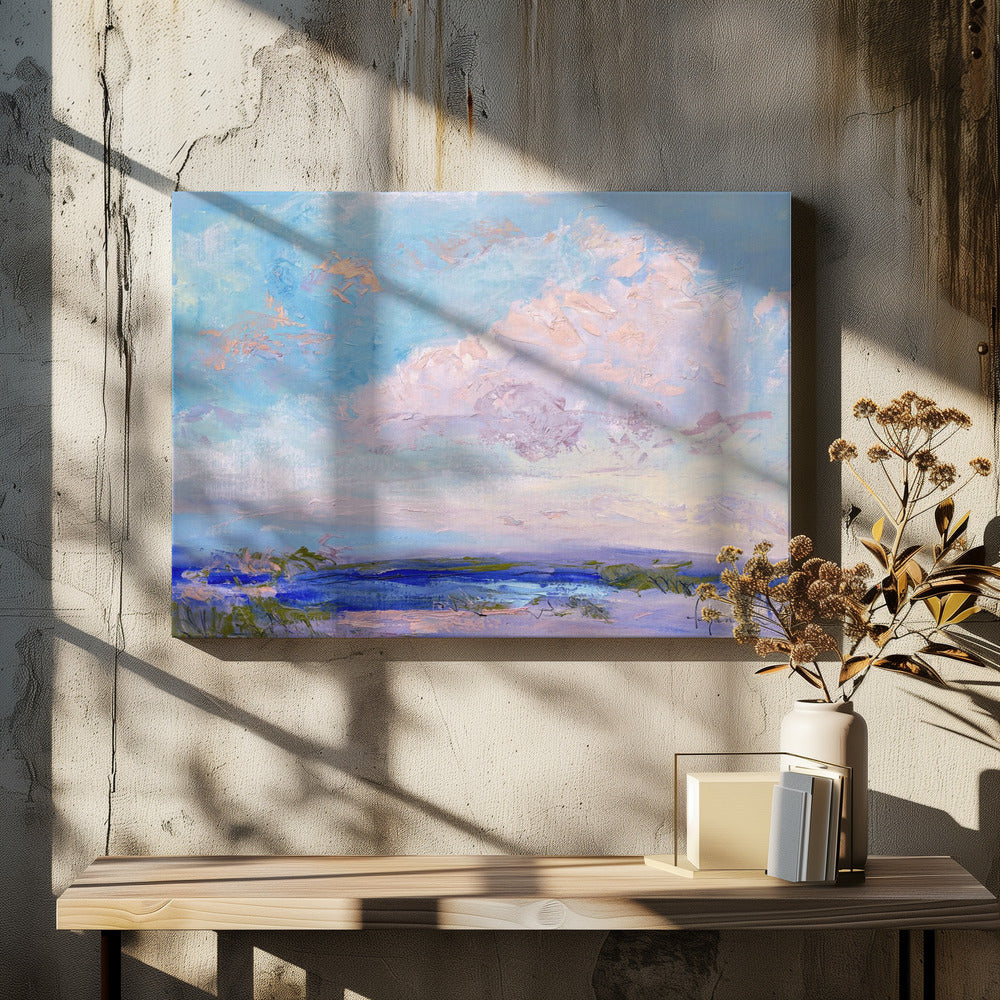 Verträumter Himmel über dem Meer | Leinwand