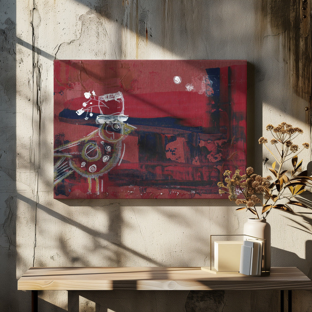 Solo Bird on a quest | Canvas