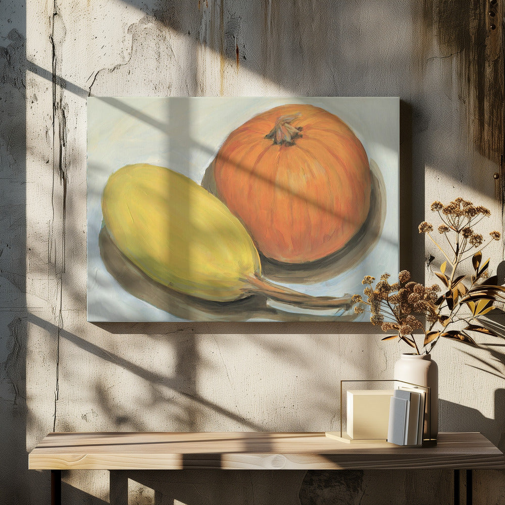 Kürbis und Squash | Leinwand