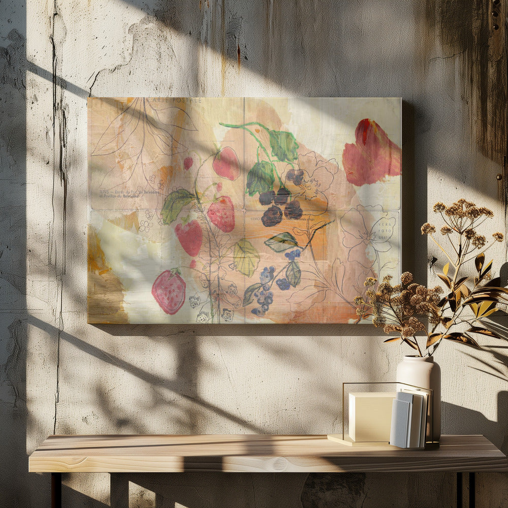 Obstpostkarten | Leinwand