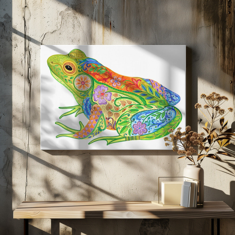 Kunstfrosch | Leinwand