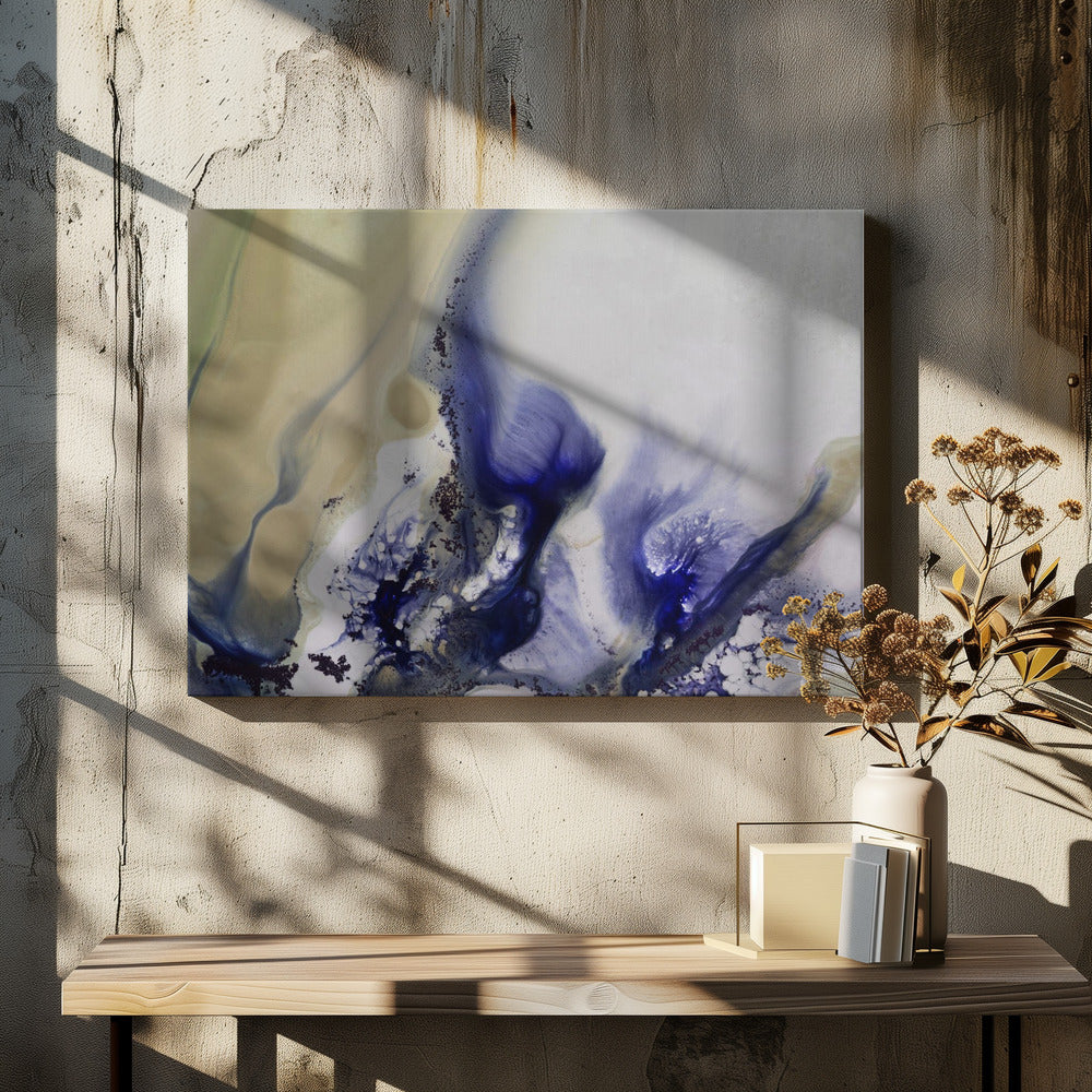 Wirbel der Wasserlandschaft. | Leinwand