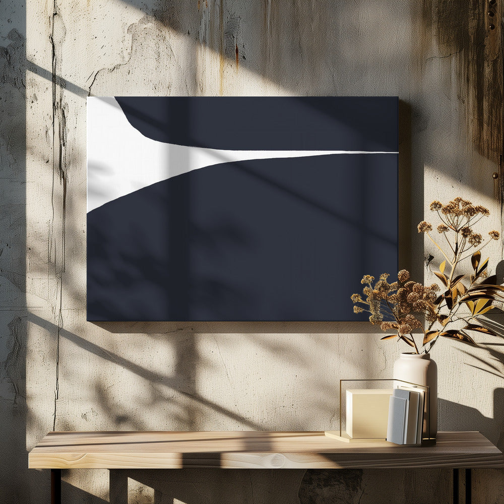 Monochromer Horizont | Leinwand