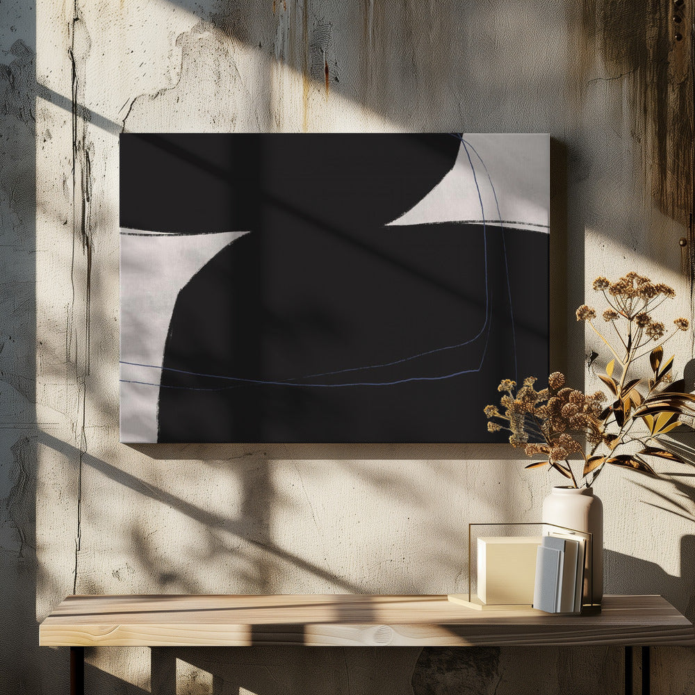 Gebogene Schatten | Leinwand