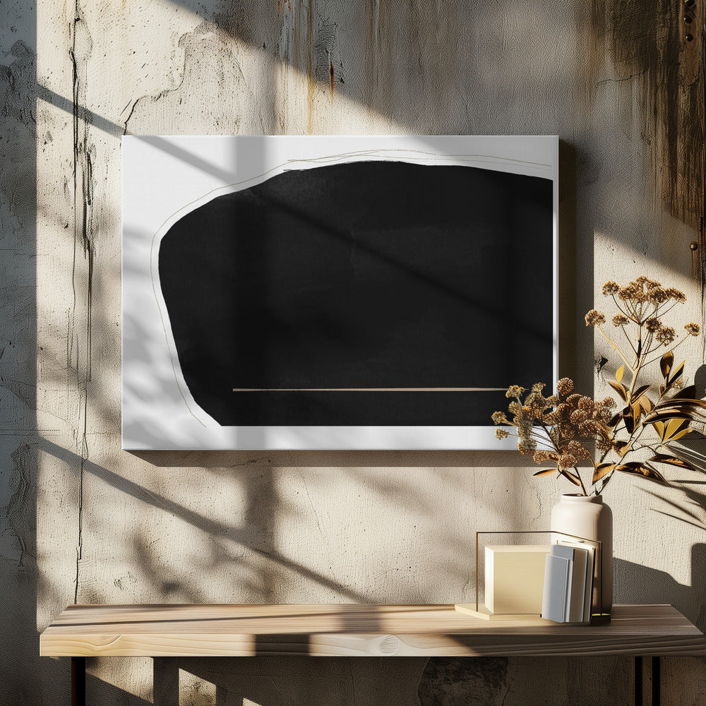Dominantes Schwarz | Leinwand