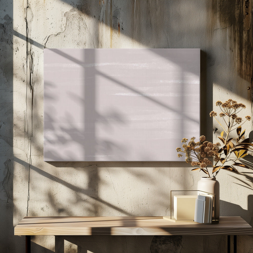 Subtile horizontale Linien | Leinwand