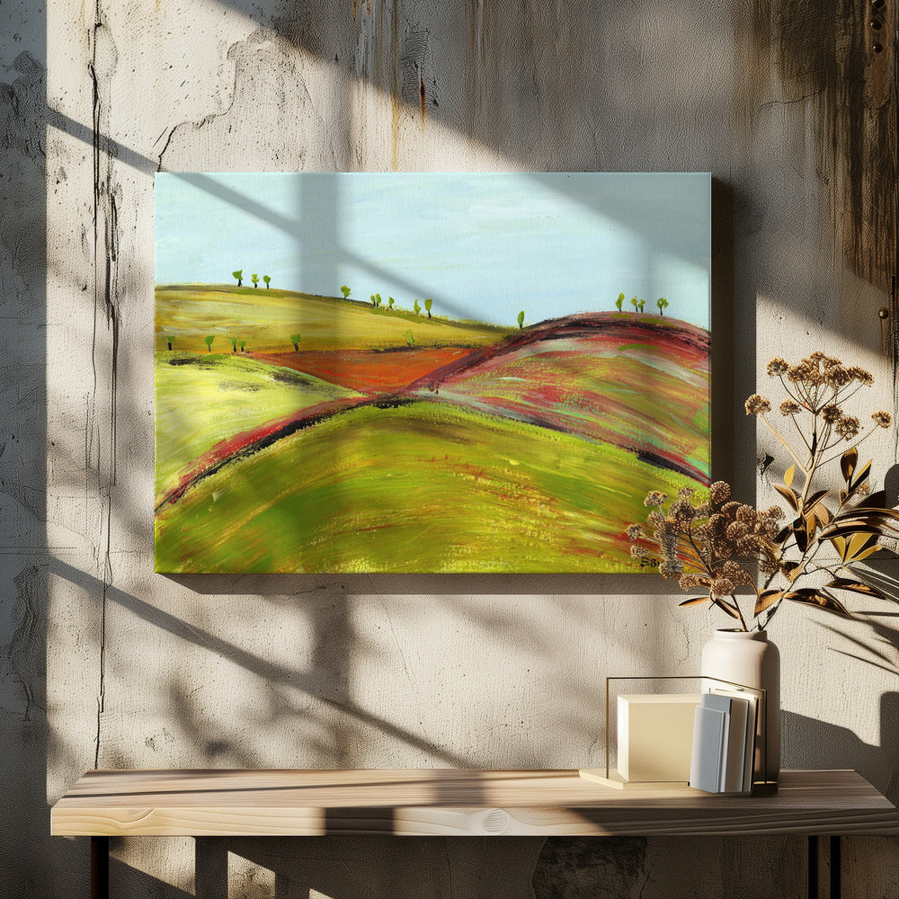 Landschaft Abstrakt | Leinwand