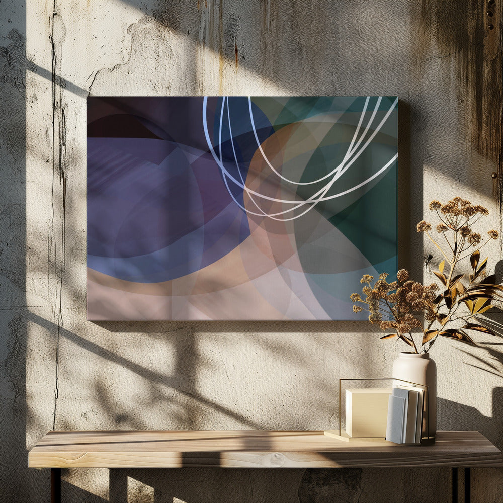 Altrosa Formen 4 | Leinwand