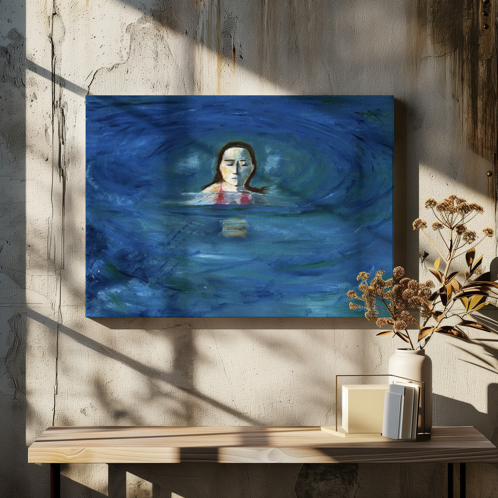 Ozeanschwimmer | Leinwand