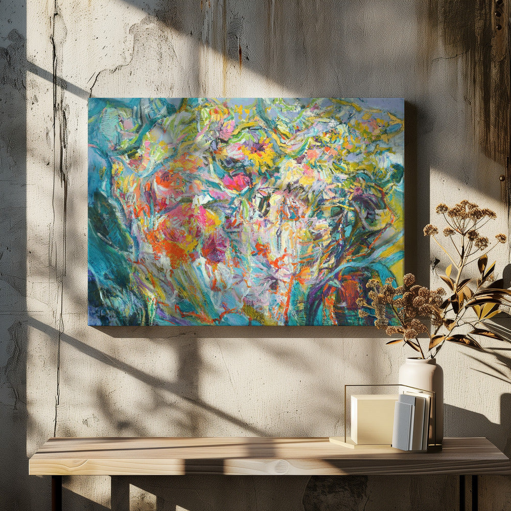 Lebendige Blüten | Leinwand