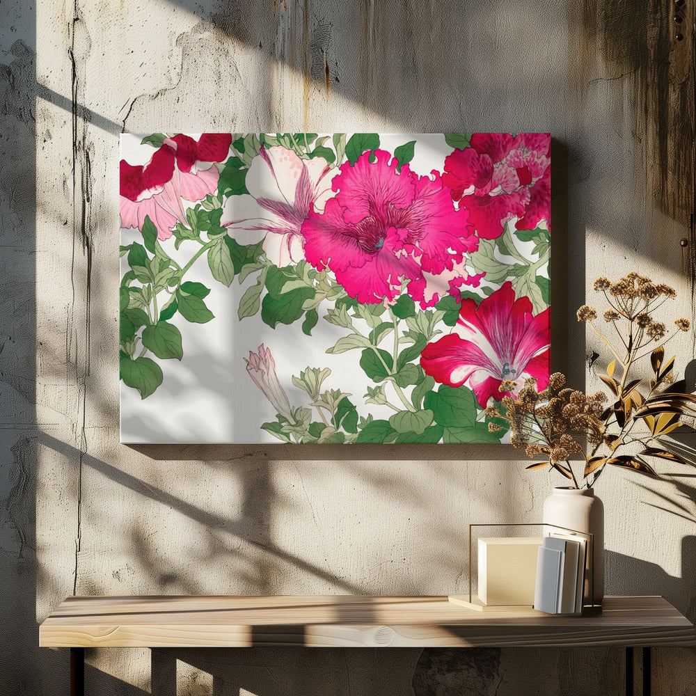 Vintage Petunienblüte Nr. 2 | Leinwand