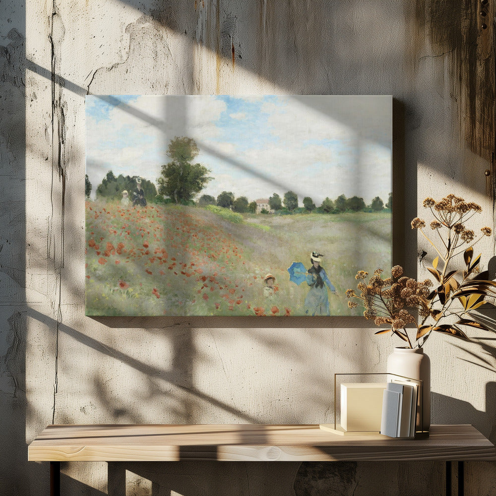 Mohnfeld bei Argenteuil (1873) | Leinwand
