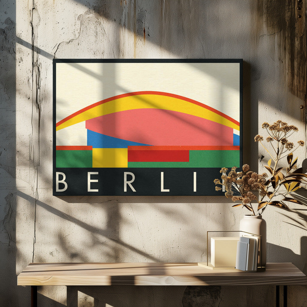 Berlin Hkw | Leinwand