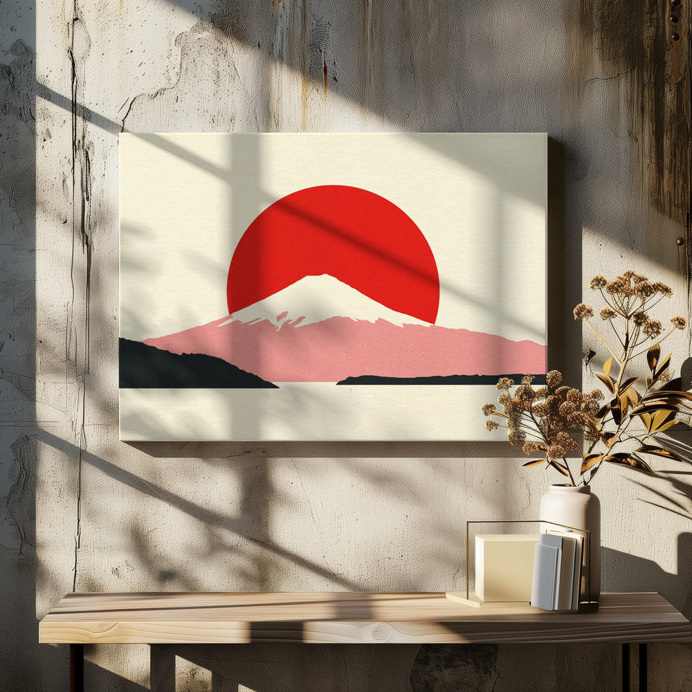 Fuji Sonne | Leinwand