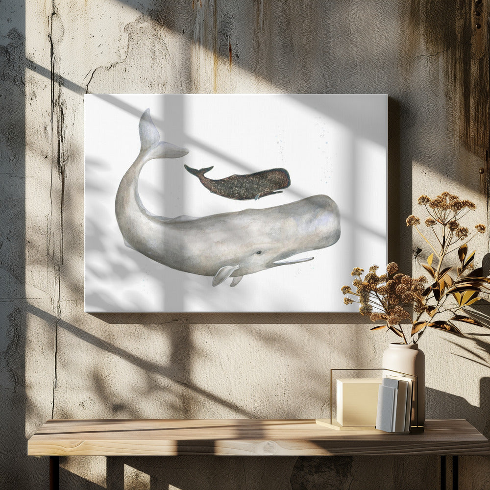Gentle Ocean Giants | Canvas