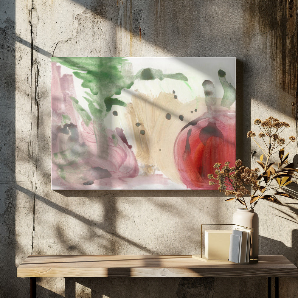 Aquarell Organische Formen 1 | Leinwand