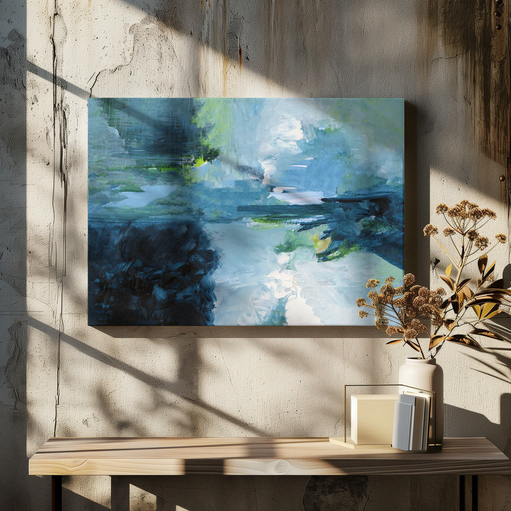 Eine ruhige Reflexionslandschaft 1 | Leinwand