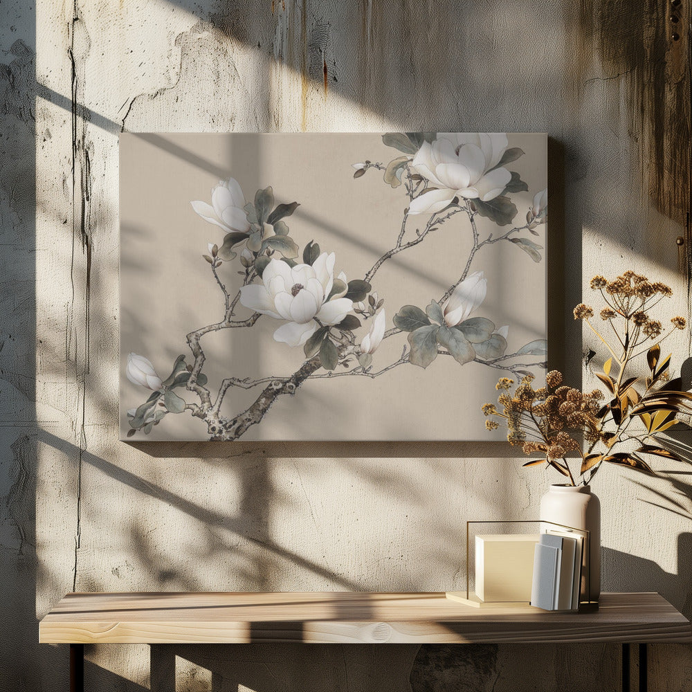 Chinoiserie Magnolia 005 | Leinwand