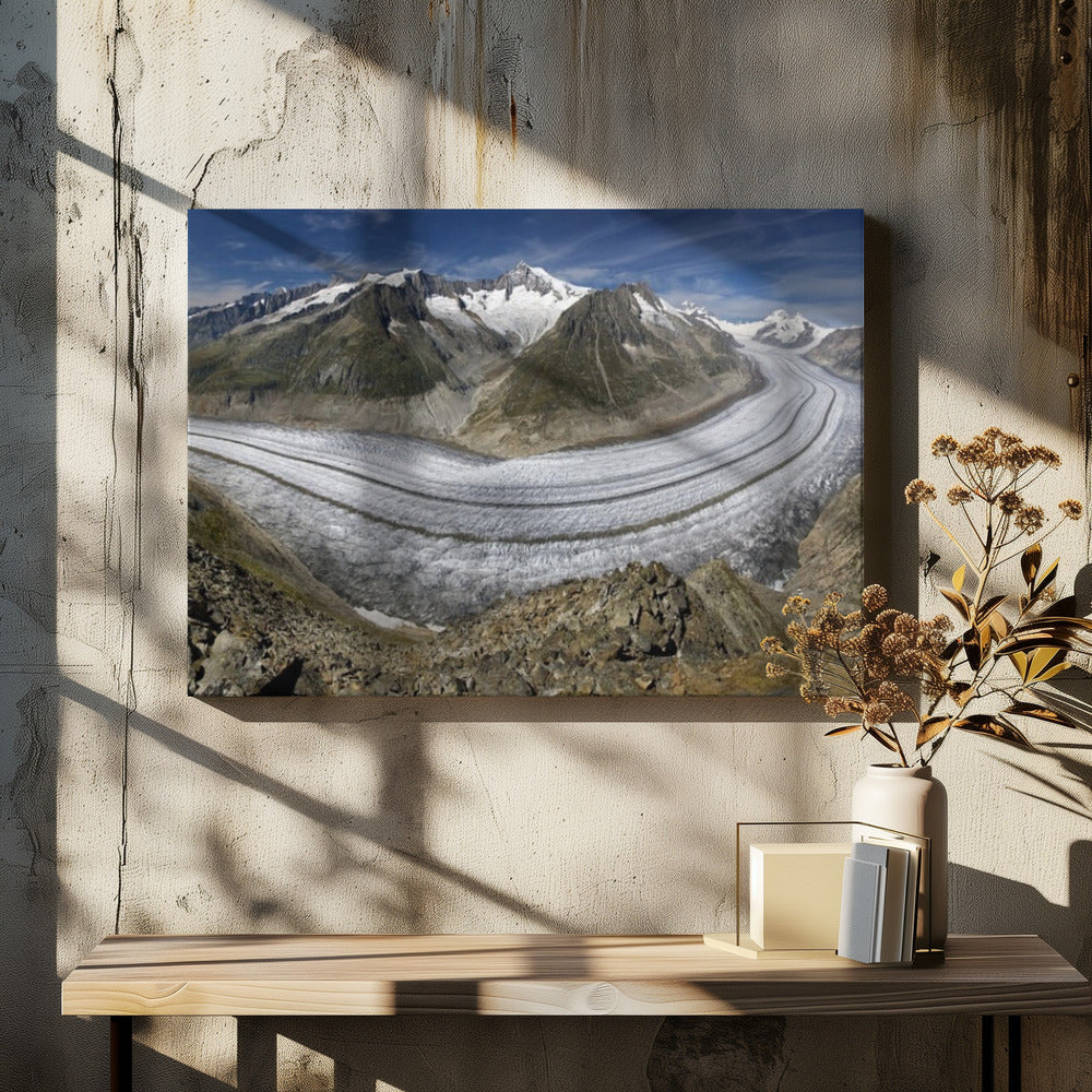 Aletschgletscher | Leinwand