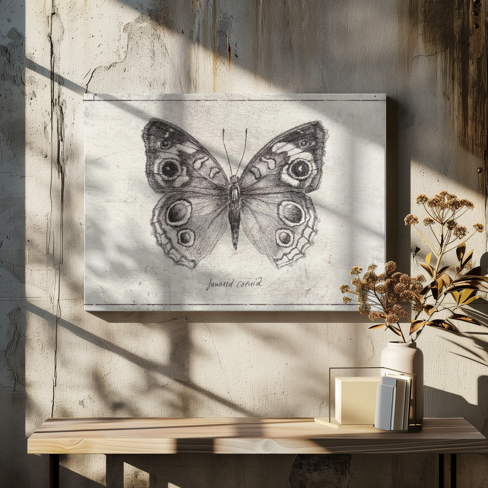Schmetterling präsentiert komplizierte Flügel | Leinwand