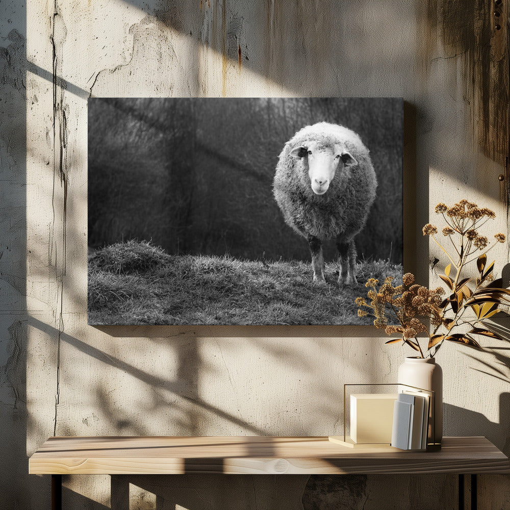 Wunderndes Schaf | Leinwand