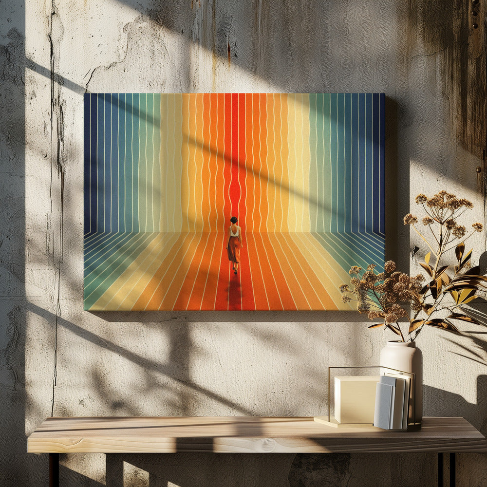 Hier komme ich | Leinwand