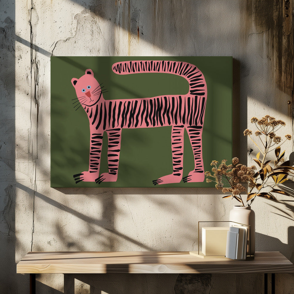 Tigerkatze | Leinwand