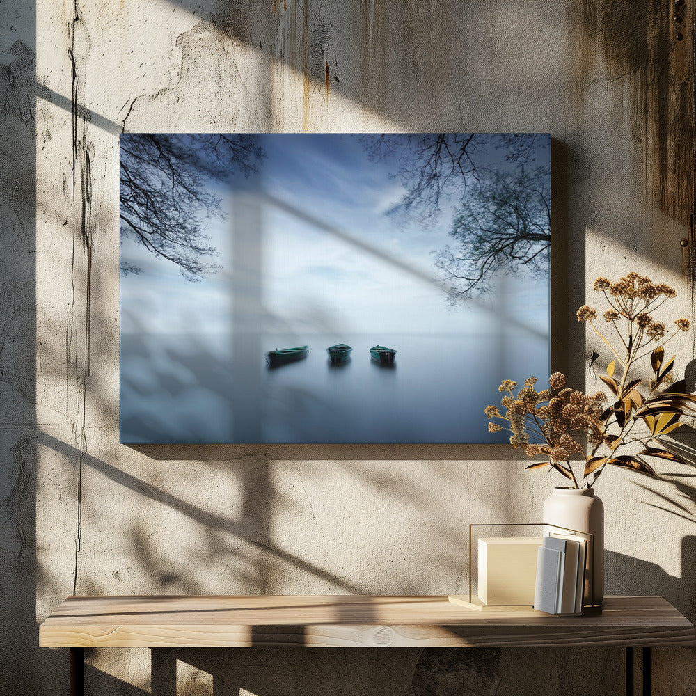 Die Zeit ist eine Welle | Leinwand