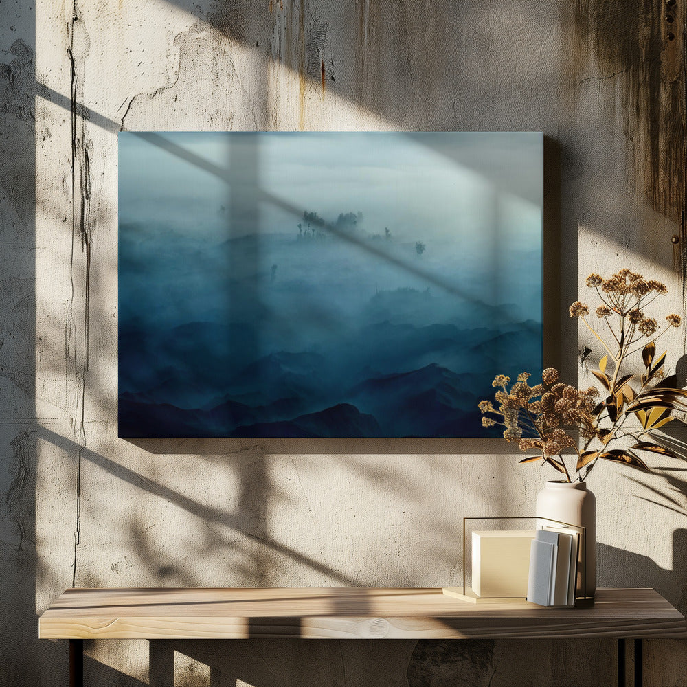 Land des Nebels | Leinwand