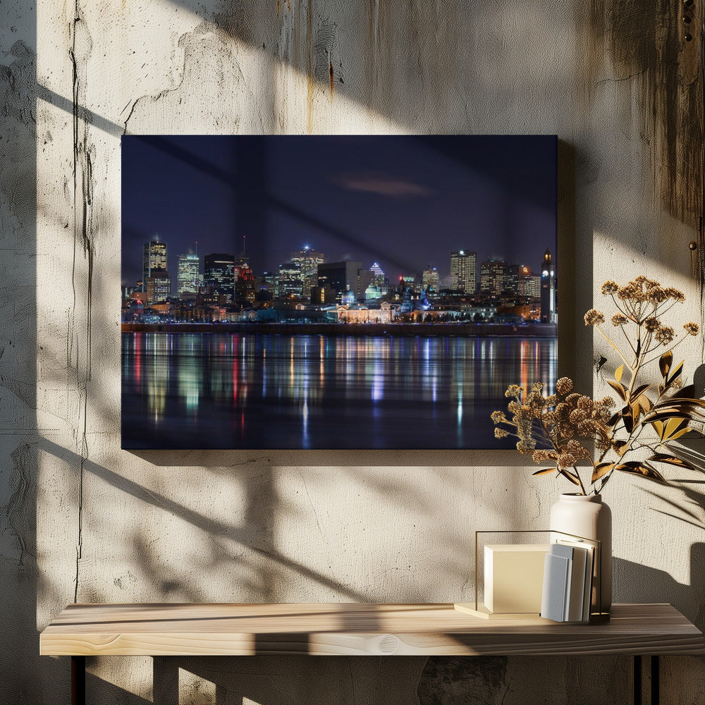 Montreal Nacht | Leinwand