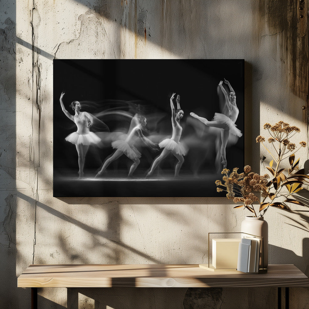 Balerina Art Wave | Leinwand