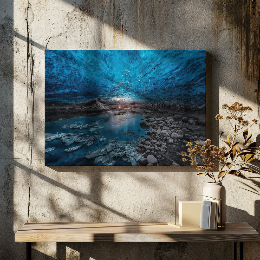 Eishöhle | Leinwand