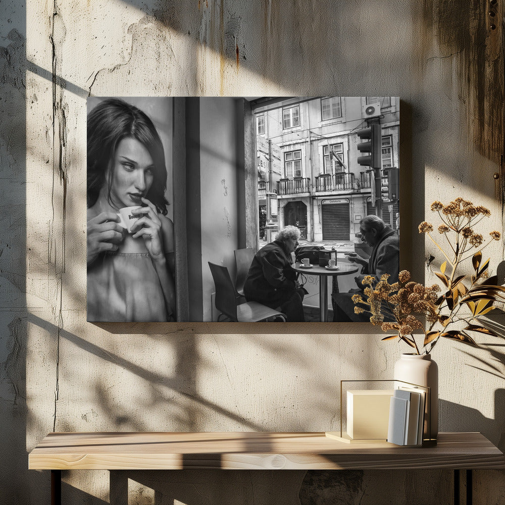 Kaffeegespräche | Leinwand