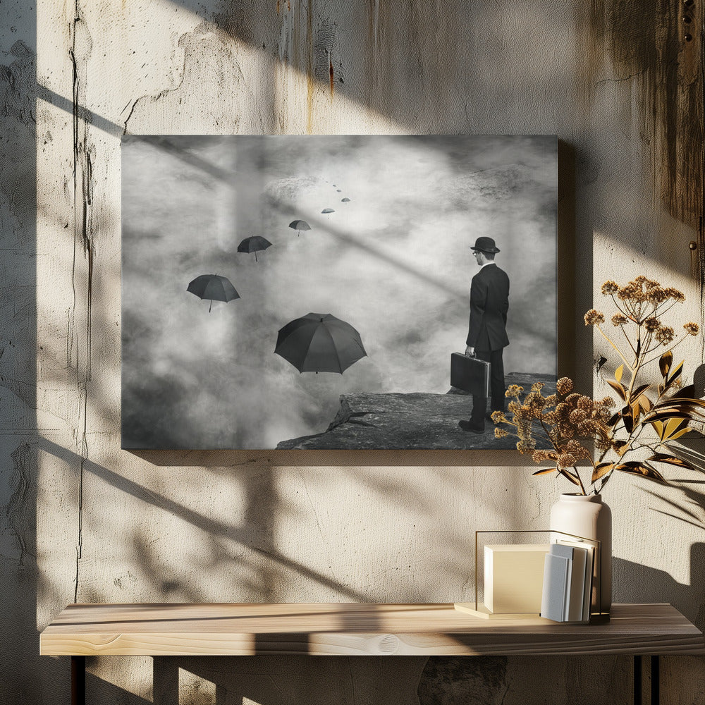 Der weniger befahrene Weg | Leinwand