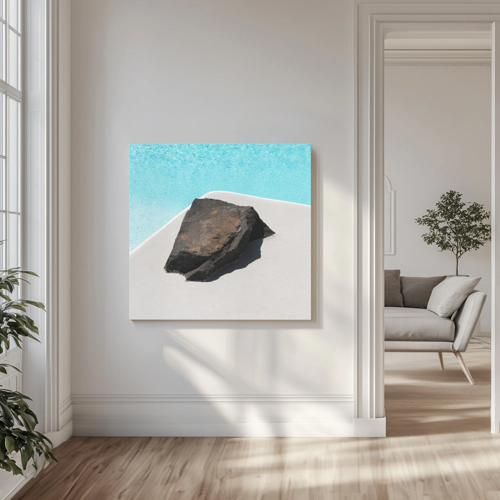 Felsen am Pool | Leinwand
