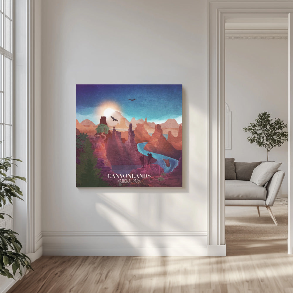 Canyon Sonnenaufgang Vista | Leinwand