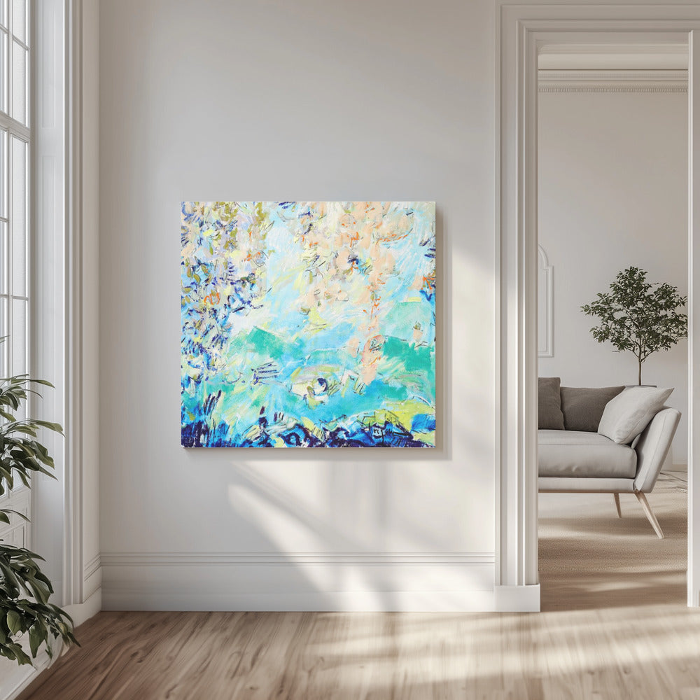 Expressionistisches farbenfrohes Abstraktes | Leinwand