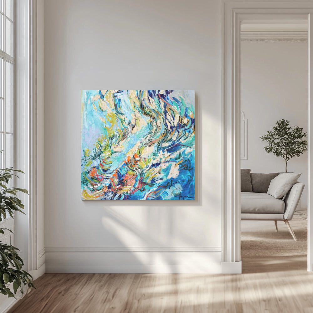 Ausbruch blühenden Lichts | Leinwand