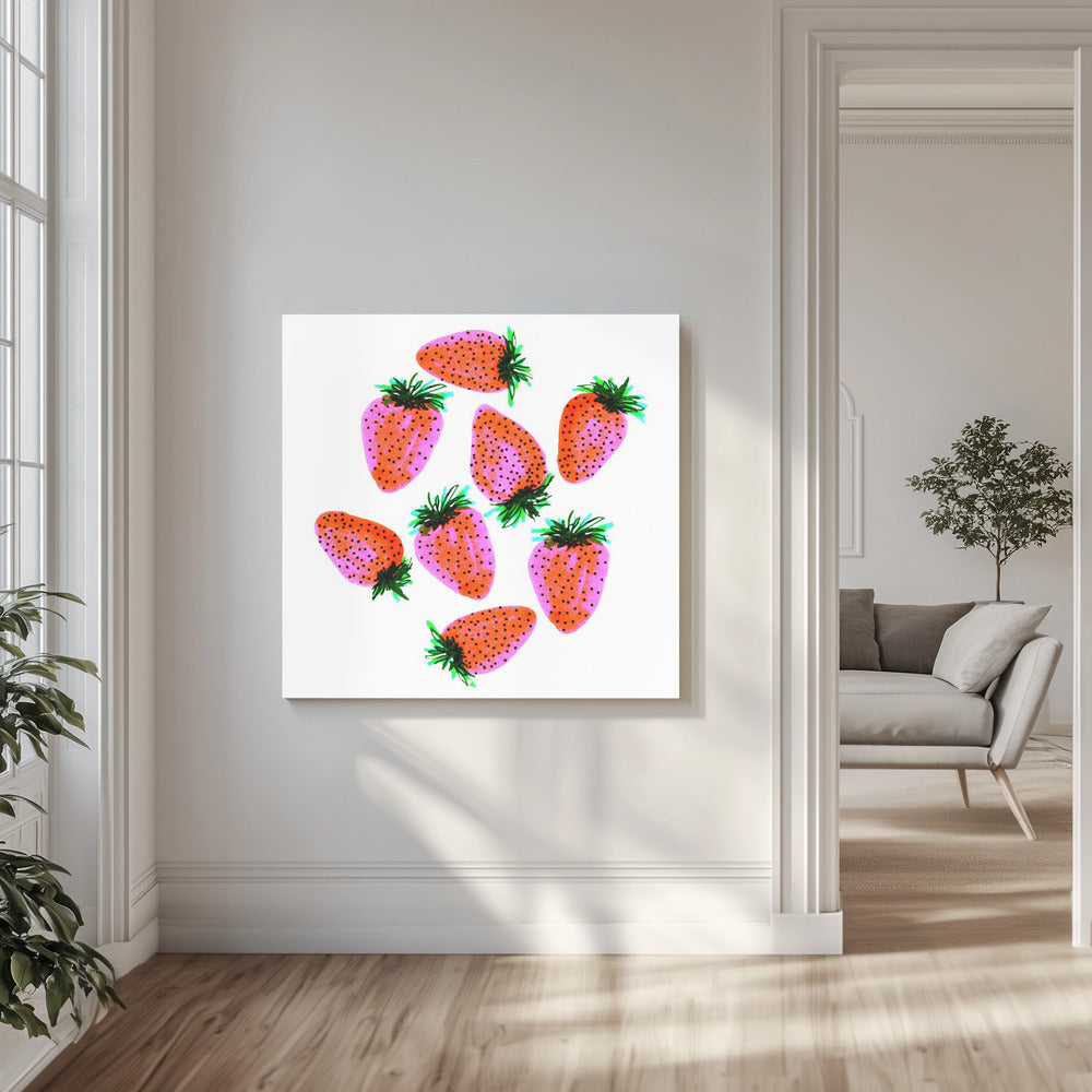 Erdbeeren 2 | Leinwand