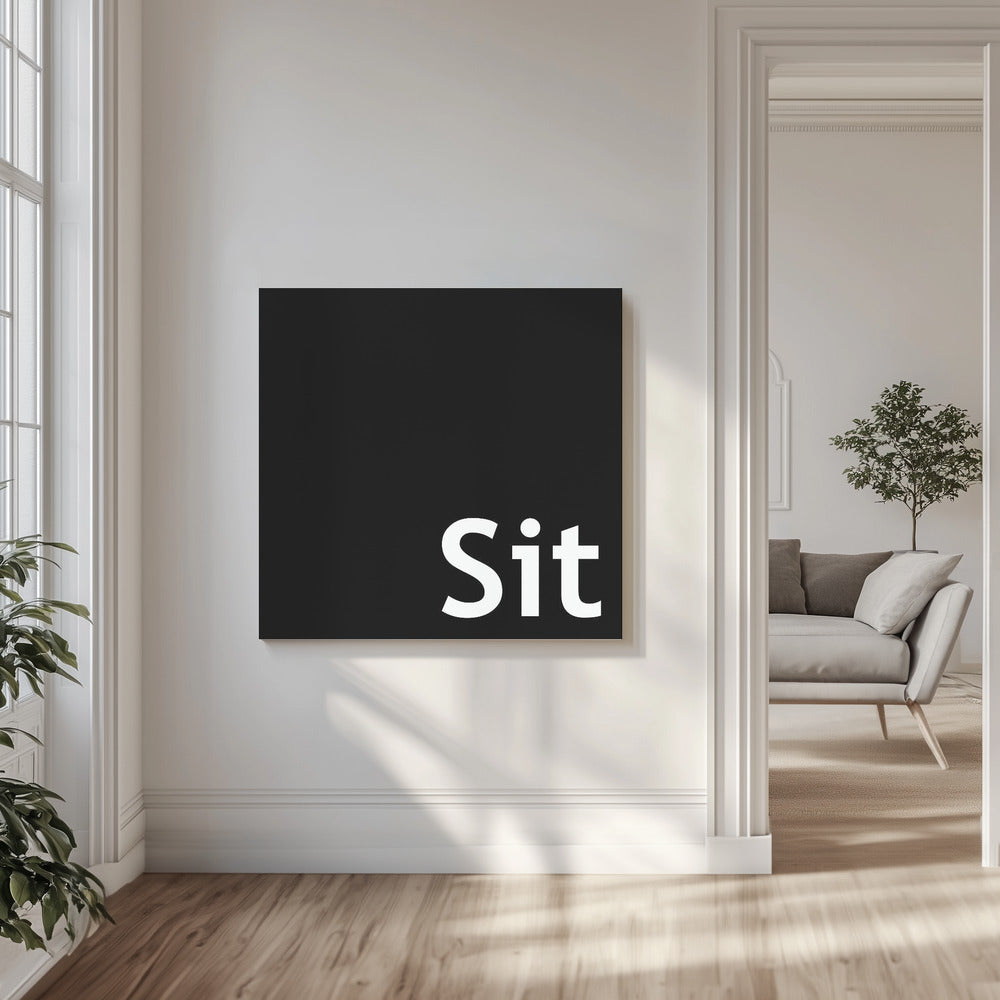 Sitzen | Leinwand