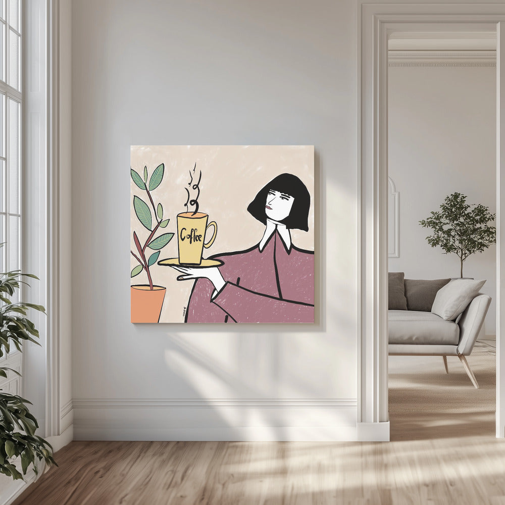 Kaffeeliebhaber | Leinwand