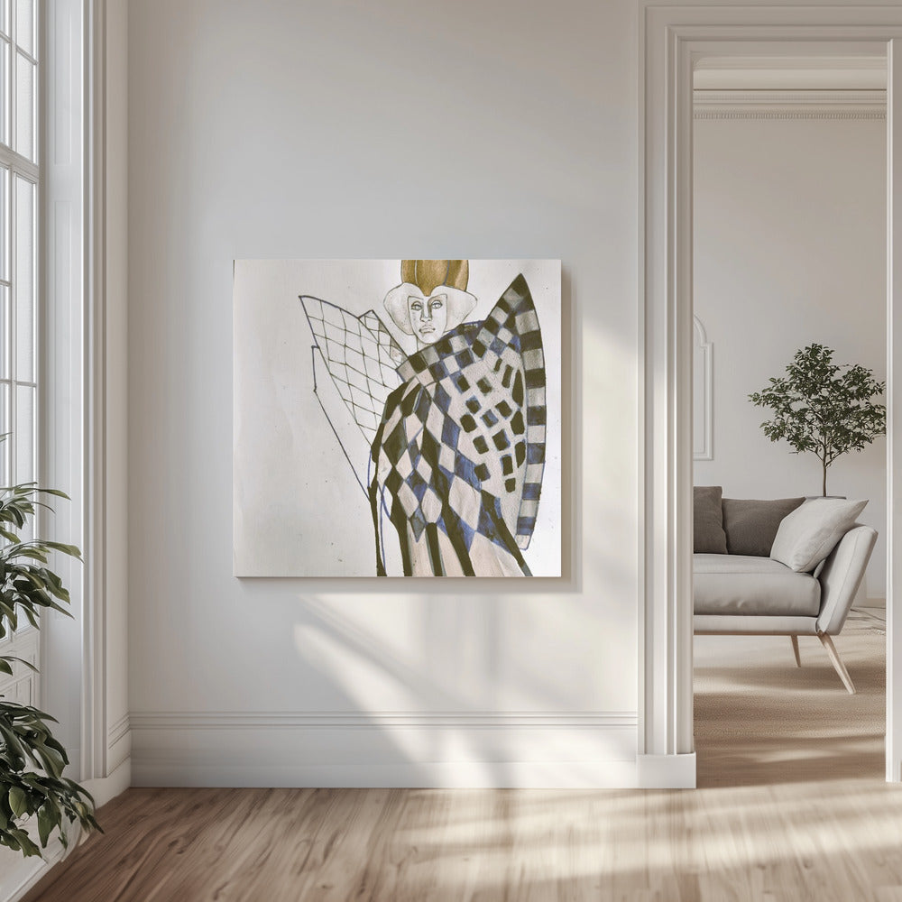 Goldener Mond | Leinwand