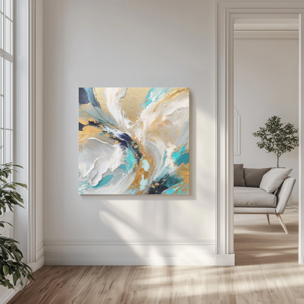 Elegantes minimalistisches Abstrakt | Leinwand