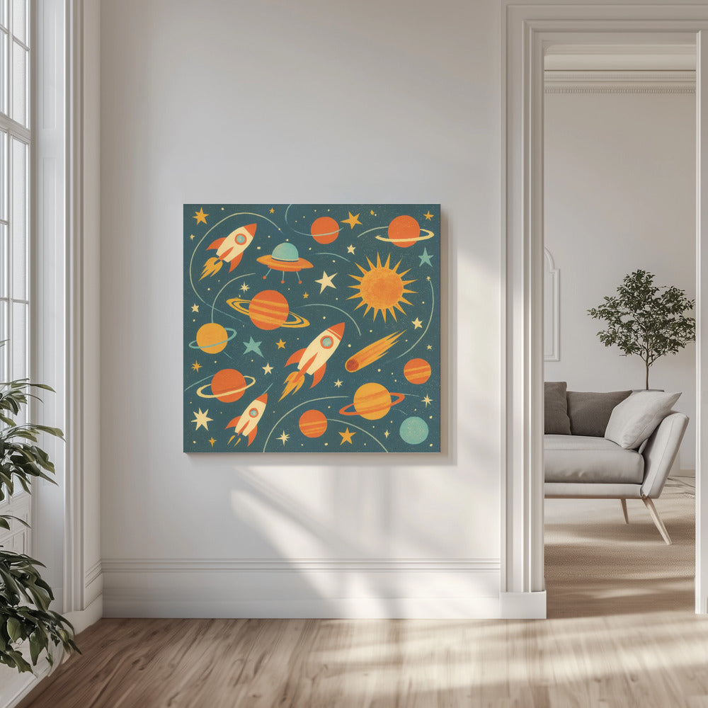 Planetenerkundung | Leinwand