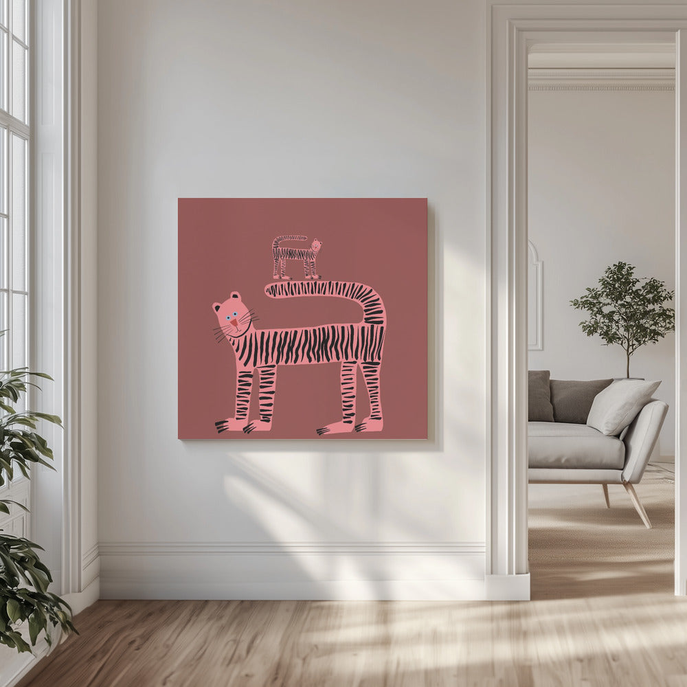 Tigerkatze | Leinwand