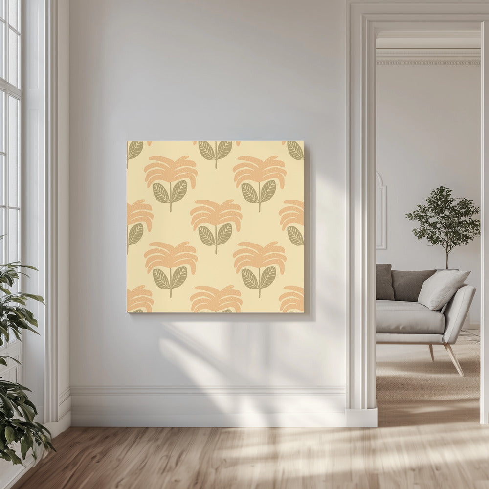 Blumenmuster | Leinwand