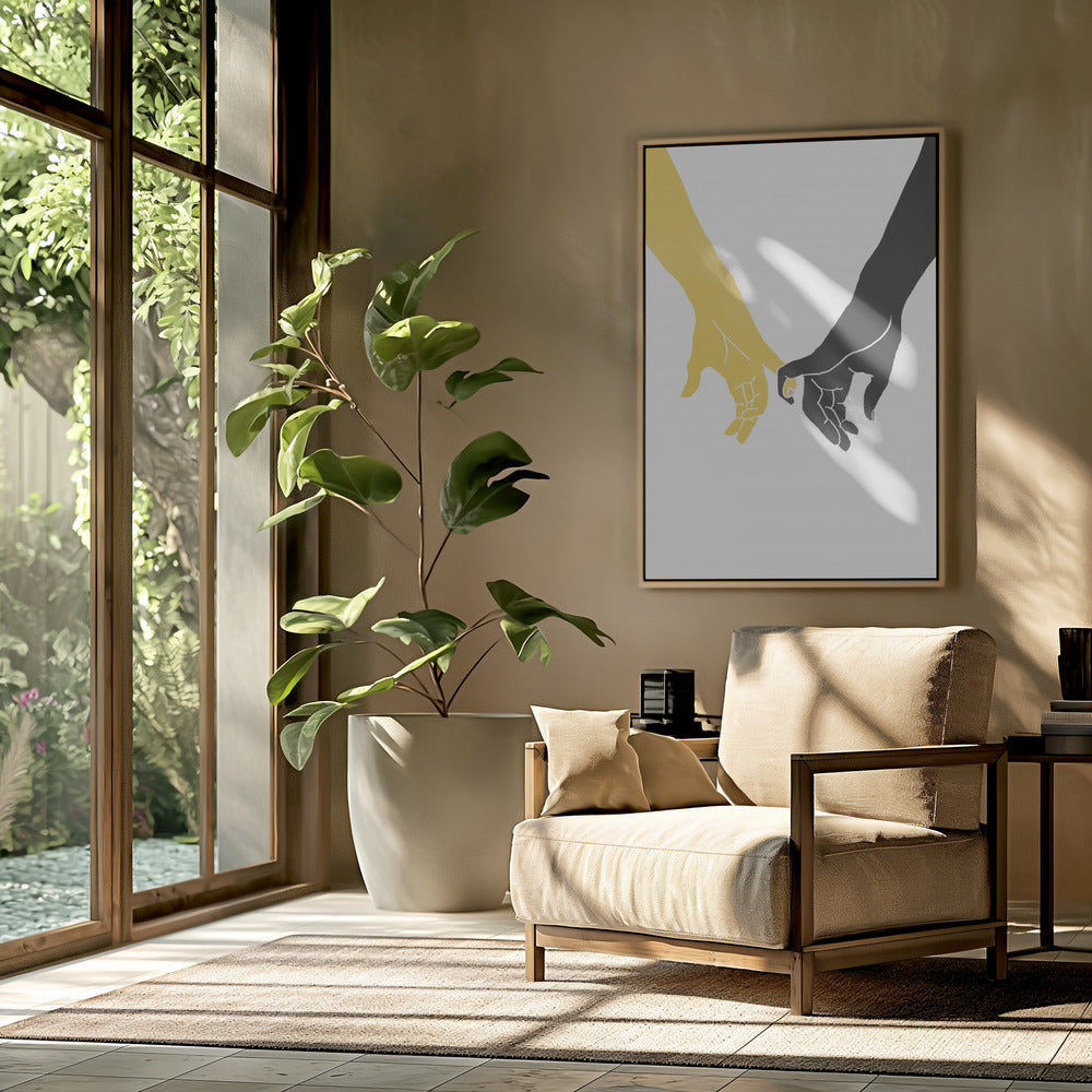 Hände Pinky | Poster