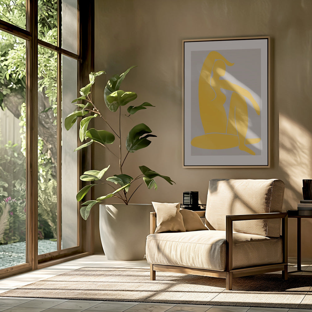Gelbe Figur | Poster