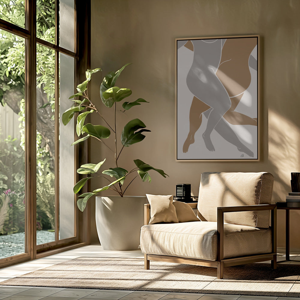Lovers Beige | Poster