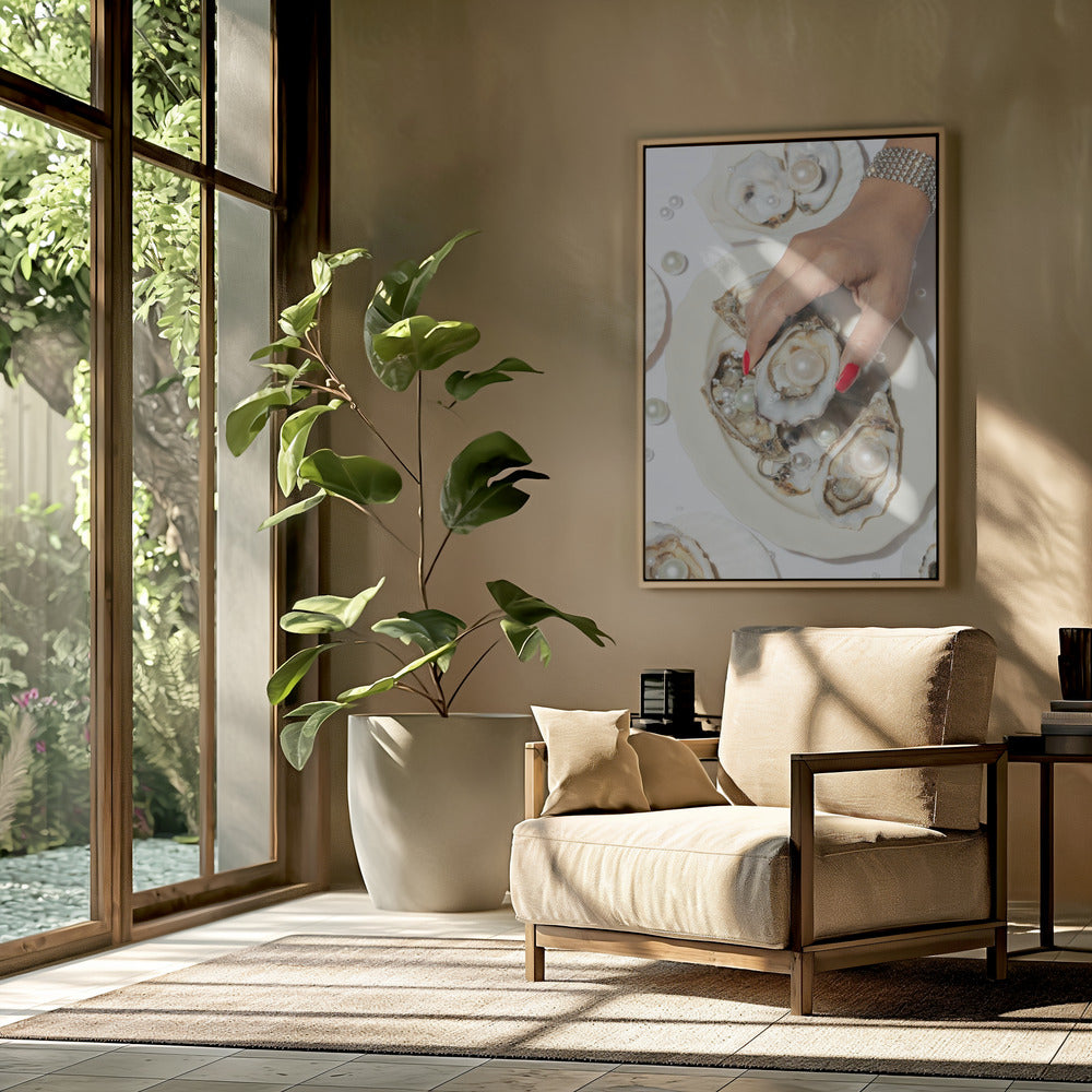 Oysters & Pearls No 02 | Poster